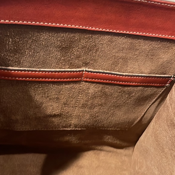 VALENTINO BY MARIO VALENTINO Leather & Suede Amy Satchel - Picture 15 of 17